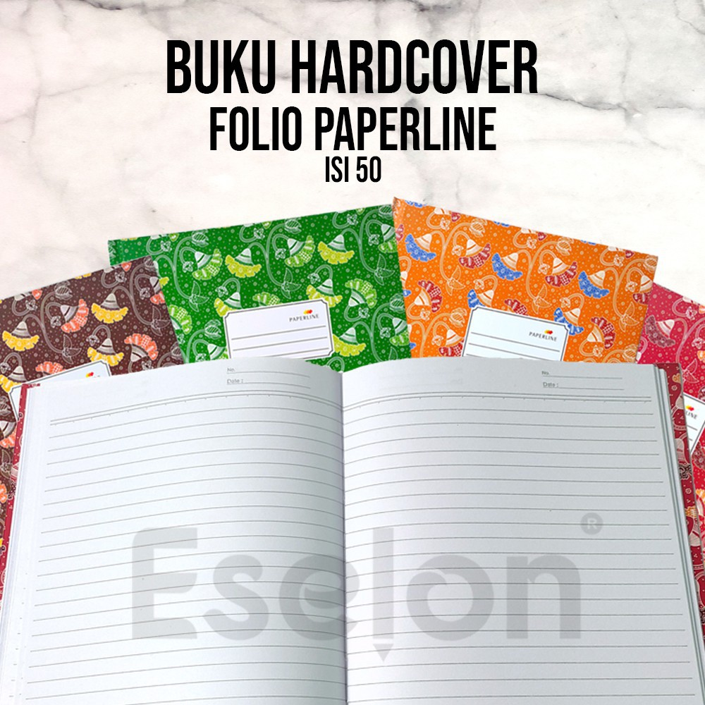 

Buku Folio Bergaris / Buku Tulis Hardcover Folio Paperline 50lembar / Folio 50lembar Paperline