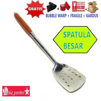 Susruk-Spatula ASUSRUK PR stainless gagang kayu murah / sutil / sodet