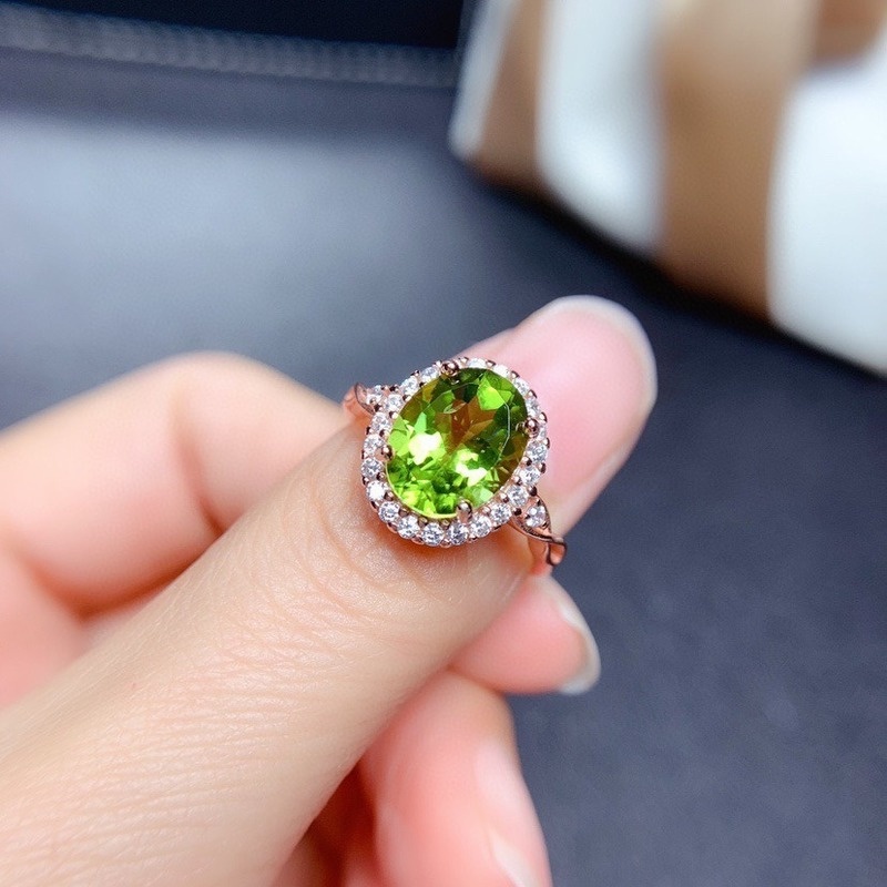 Fashion Fresh Green Topaz Ring