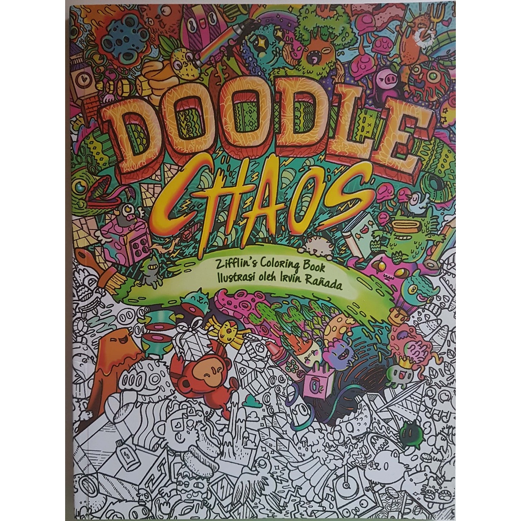 

Doodle Chaos Coloring Book Zifflin