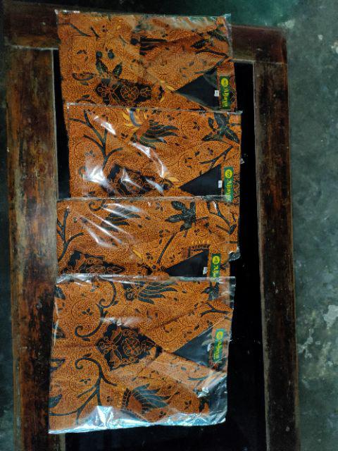 Tumurun Emas Kemeja Batik Pria Full Furing Bahan Katun Sragenan