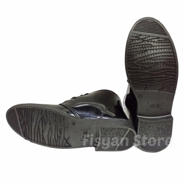 Sepatu PDH TNI | PDH Security | PDH Satpam Tali Hitam Mengkilap
