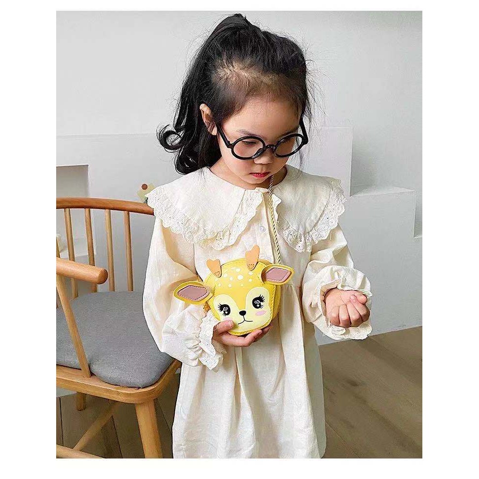 Rowling (Tas-202)Tas Mini Karakter Kartun RUSA Anak-Anak Import