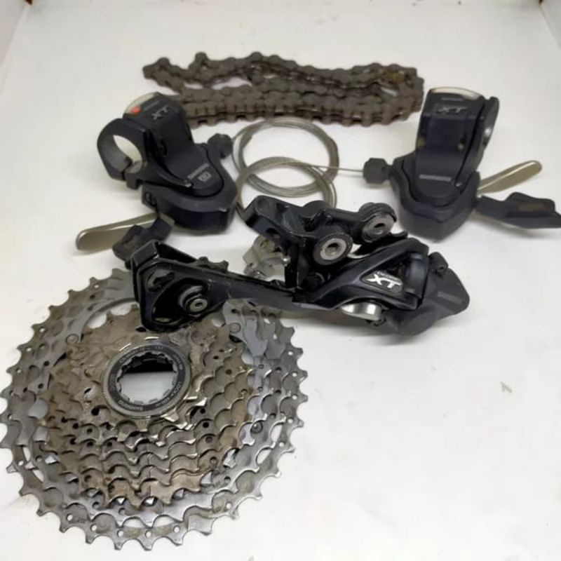 mini groupset Shimano xt 10 speed via Japan second