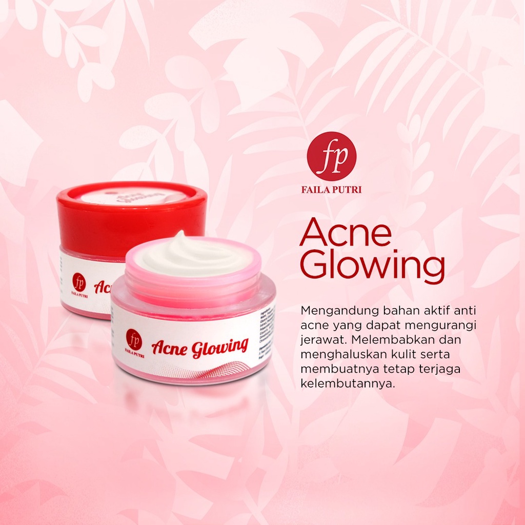 ACNE GLOWING FAILA PUTRI/Night Cream for lightening Acne FP BPOM / krim malam jerawat