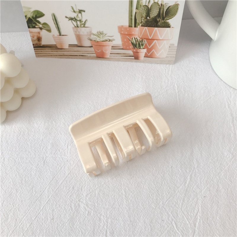 Korea Style Square Acetic Acid Hair Claw Bathing Washing Makeup Grab Hair Accessories for Women