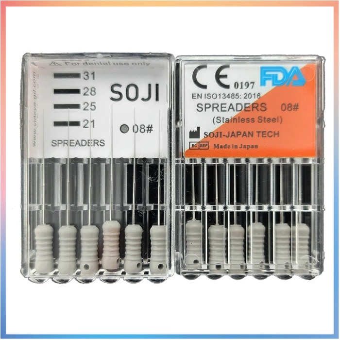 Jual Dental Jarum Endo Spreaders Stainless Steel SS UKURAN 08 25 mm