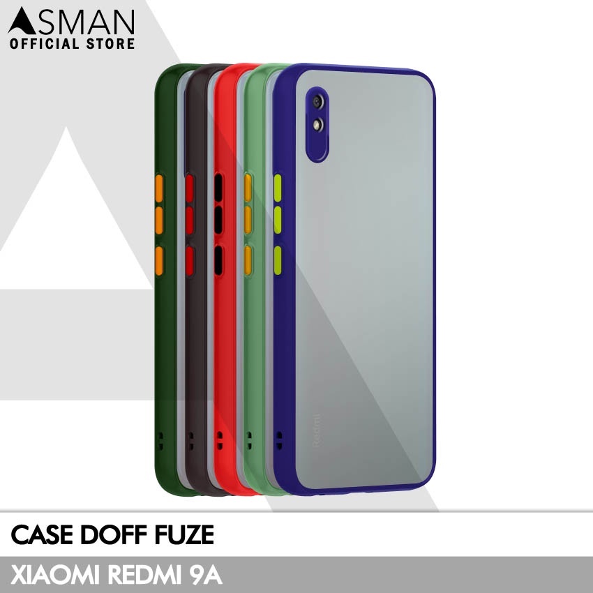 Asman Case Xiaomi Redmi 9A Doff Fuze Premium Shield Protector