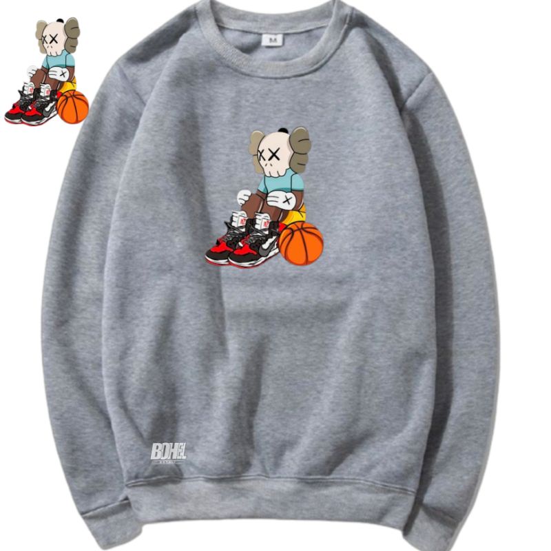 ((BAYAR DITEMPAT)) JUMBO M-XXXL ORIGINAL OWL BASKET BALL SWEATER PRIA CREWNECK /jaket distro/sweater pria