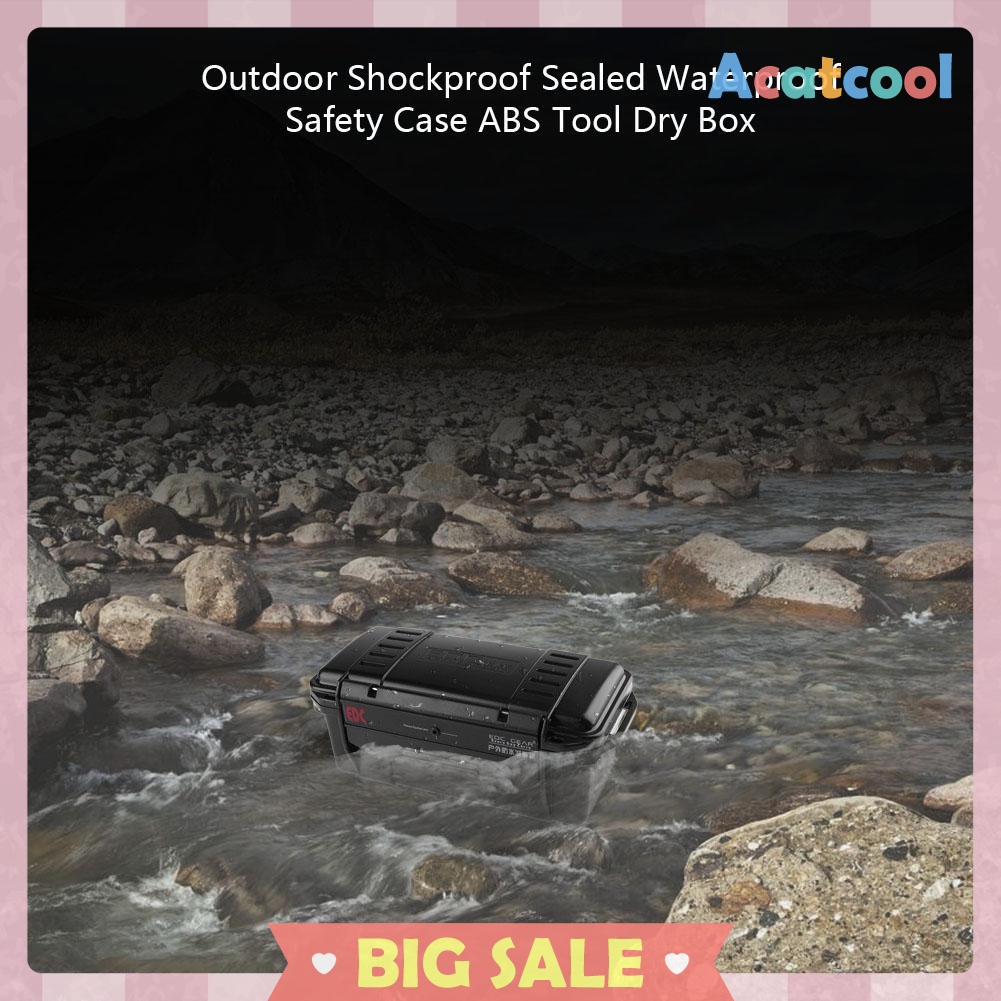 Outdoor Shockproof Sealed Waterproof Safety Case ABS Plastic Tool Dry Box