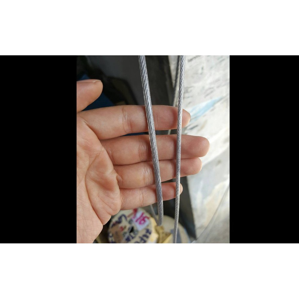 Kawat 4 Mm Sling Tali Baja 4 Mm Tali Sling 4 Mm Tali Besi 4 Mm LAPIS SELANG Berkualitas