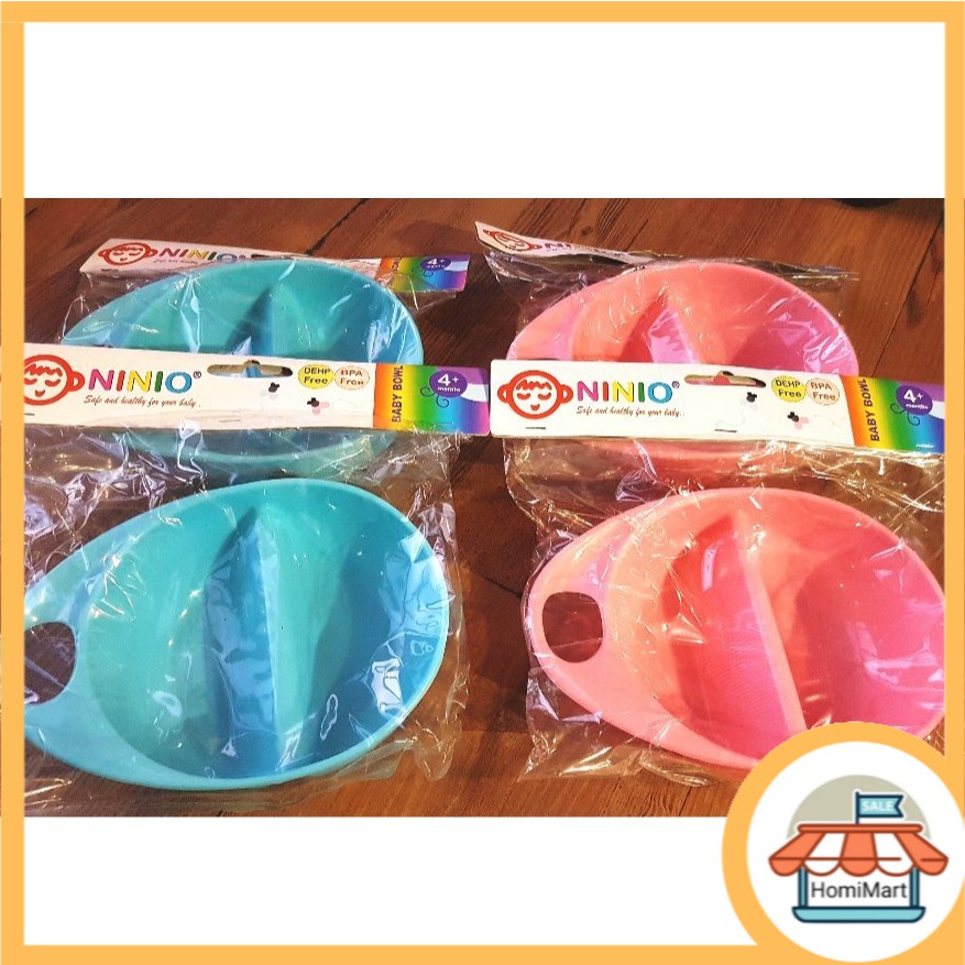 homimart I Ninio Mangkuk Mangkok Bowl Tempat Makan Bayi Baby MPASI F-332