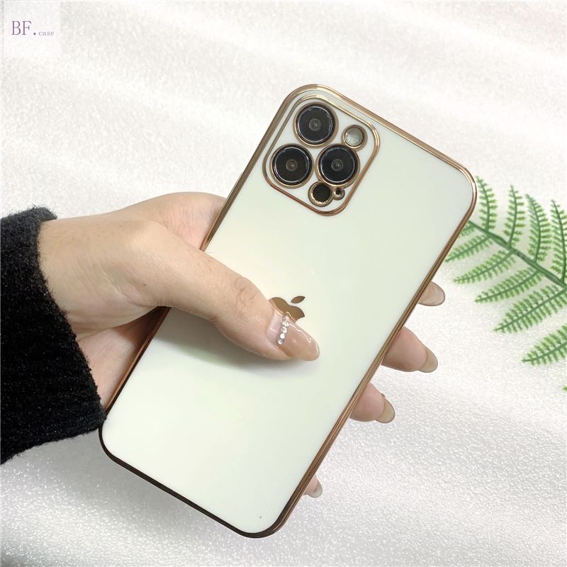 Soft Case Silikon Electroplating 6d Cover Iphone 11 12 13 Pro Max X Xr Xsmax 6 7 8 Plus 12promax