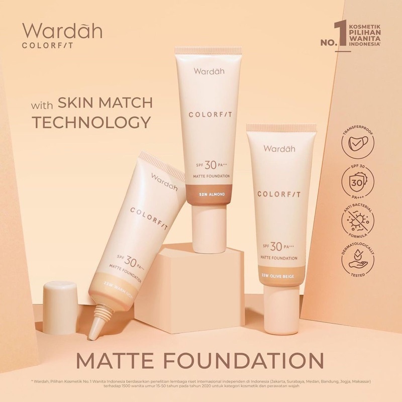 WARDAH COLORFIT MATTE FOUNDATION