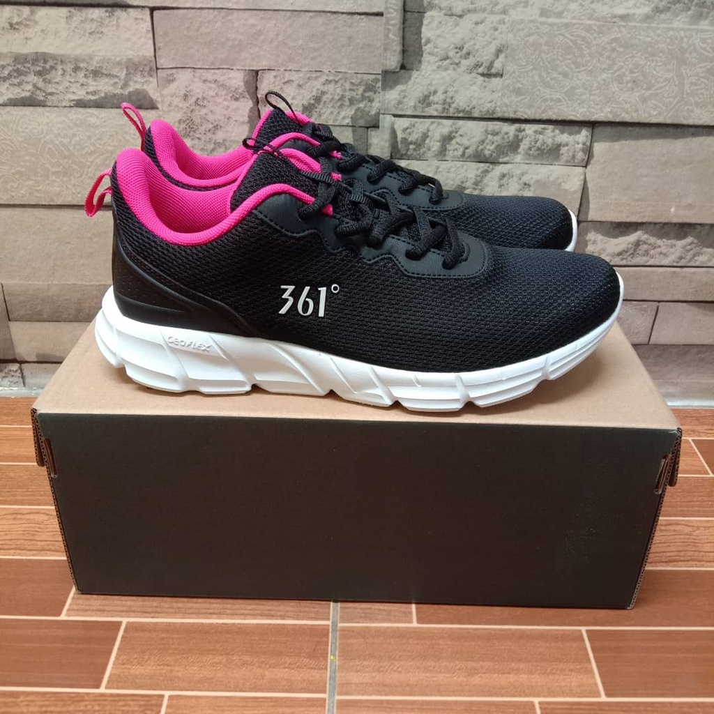 STOK SEDIKIT  SEPATU SENAM WANITA 361 PUTIH WS PERFORMANCE RUNNING UNTUK LARI OLAHRAGA YOGA FITNESS 