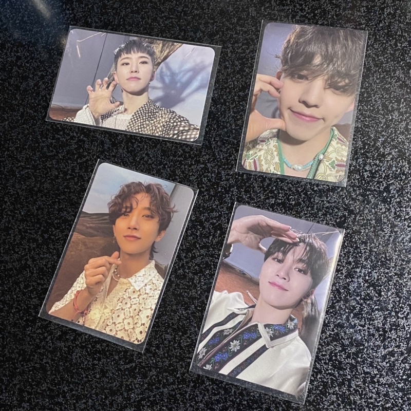 face the sun pc ray mingyu hoshi scoups joshua seungkwan horanghae seventeen photocard ray fts wever