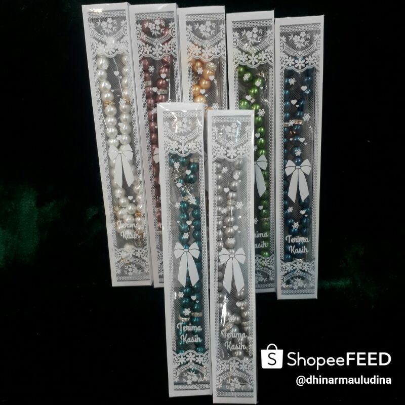 [ termurah ] tasbih mutiara33 grosir / tasbih mewah / tasbih sovenir pernikahan / tasbih cantik