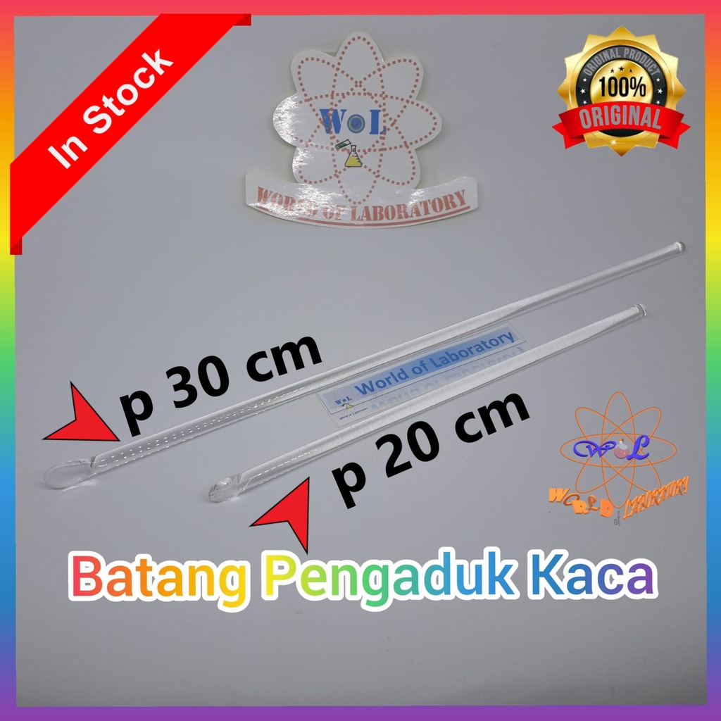 Batang Pengaduk Kaca