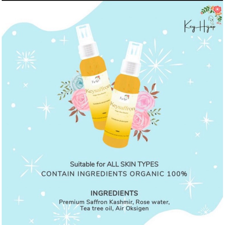 KeySaffron Facemist glow beauty