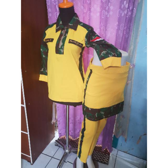 Trening olahrga kombi wool sritex