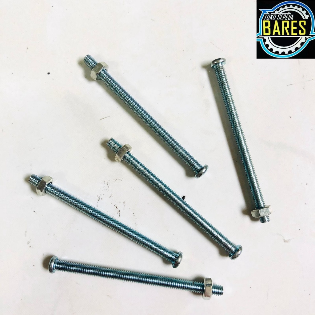 Mur Baut Kom Mangkok Hub Drat Roda Velg Sepeda Bintang / Racing / Ban Mati / Busa EVA