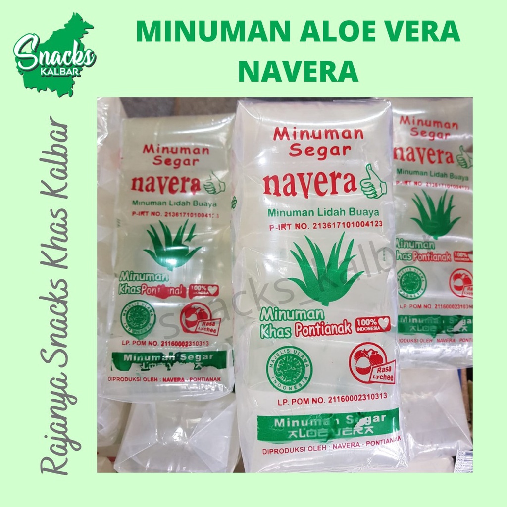 

Minuman Aloe vera/ Lidah Buaya "Navera" Khas Pontianak