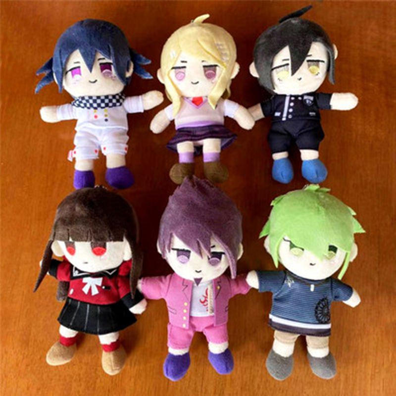 Anime Danganronpa V3 Dangan Ronpa Oma Kokichi Plush Toy Doll Key Chains Pendant