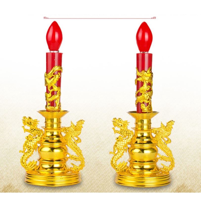 Lampu Lilin Listrik Lampu Sembahyang Lampu Puja 17CM