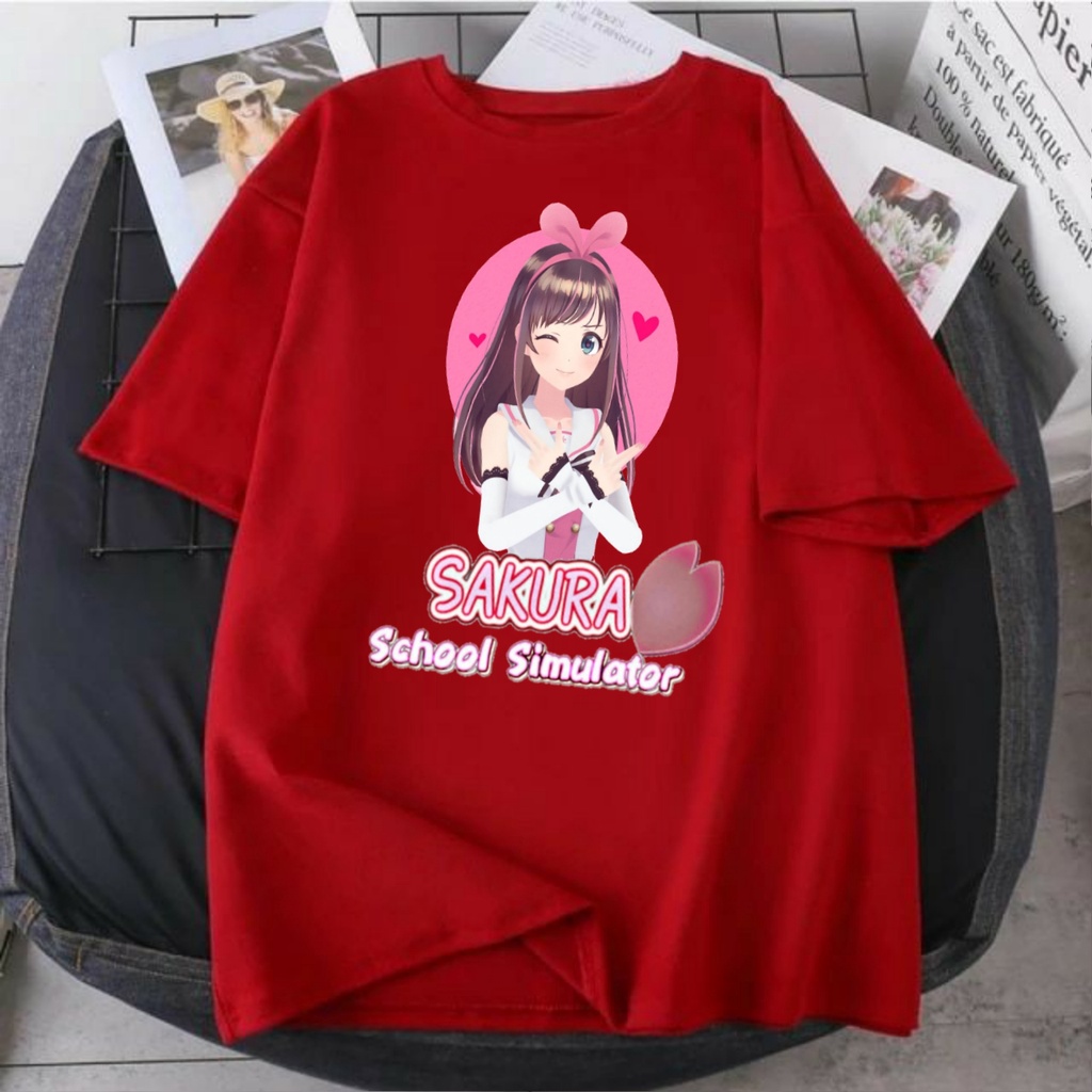 BAJU KAOS ANAK PEREMPUAN SAKURA SCHOOL SIMULATOR