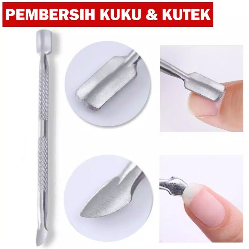 PEMBERISH KUKU / KUTEK BESI 12 CM / KUKU PALSU / NAILS POLISH