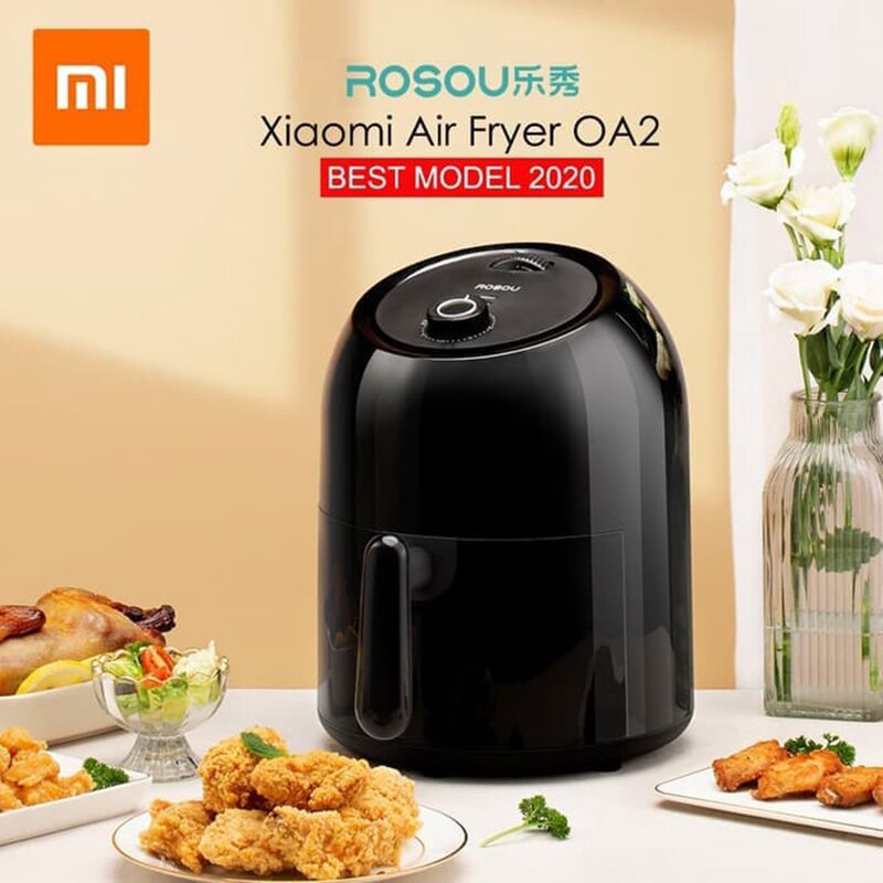 MI Rosou Air Fryer Mesin Penggoreng Udara Tanpa Minyak 2nd Edition 2.5L - OA2 HITAM