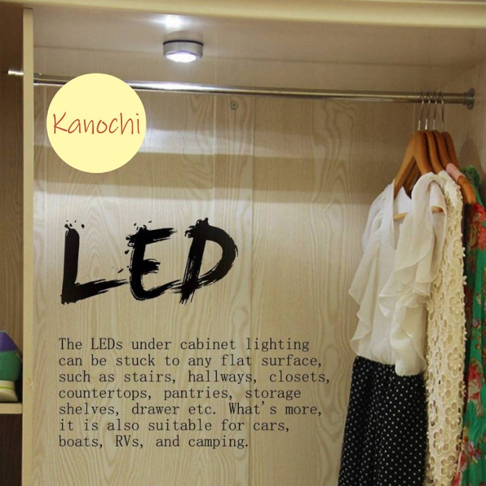 Stik N Klik Lampu Emergency Tempel LED Stick and Click Touch Lamp AAA