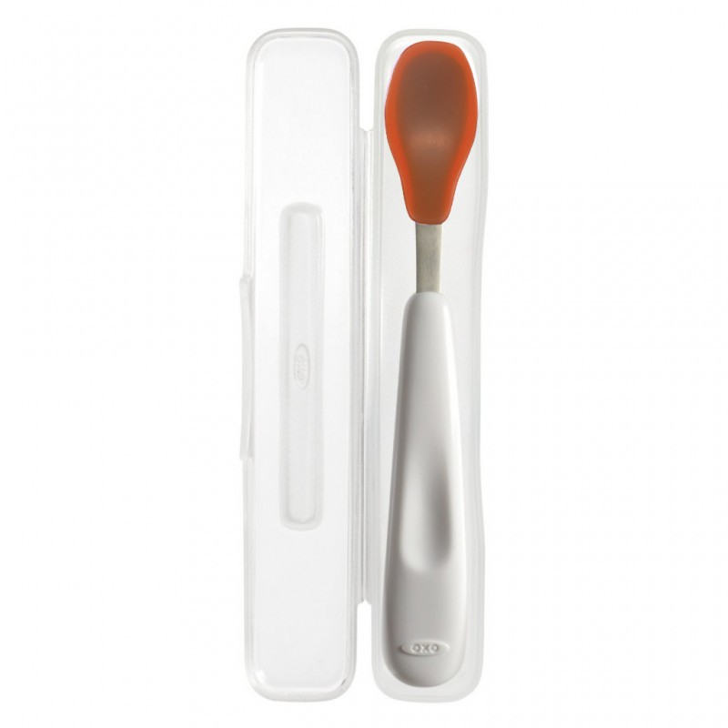 Oxo Tot On the Go Feeding Spoon - Orange