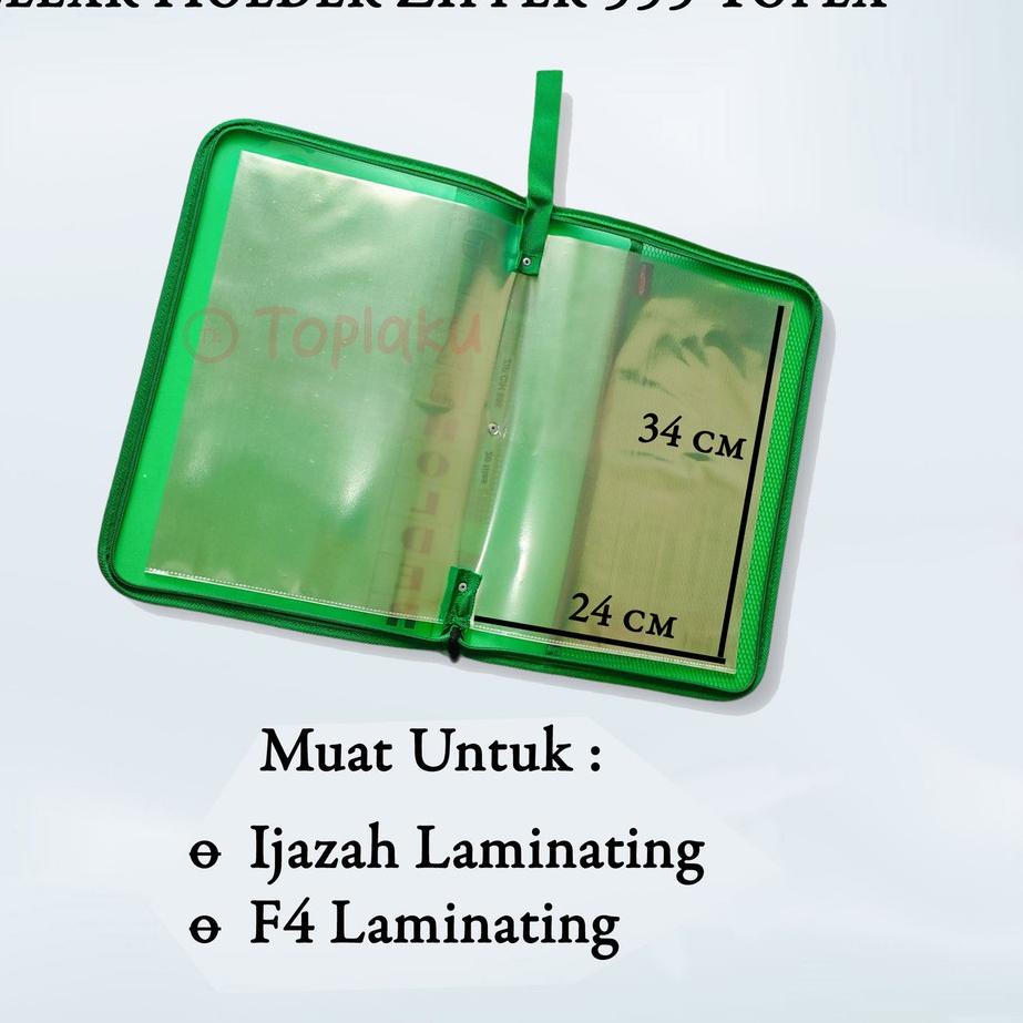 

[Terlaris Today] Dokumen Keeper Map Ijazah Resleting Anti Air Kulit Isi 40 60 Document Business File