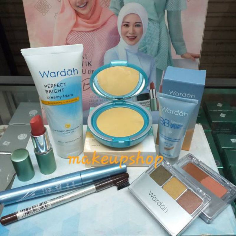 wardah paket lengkap wardah paket makeup