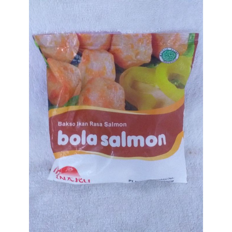 

MINAKU BAKSO IKAN RASA SALOMON BOLA SALOMON 200GR