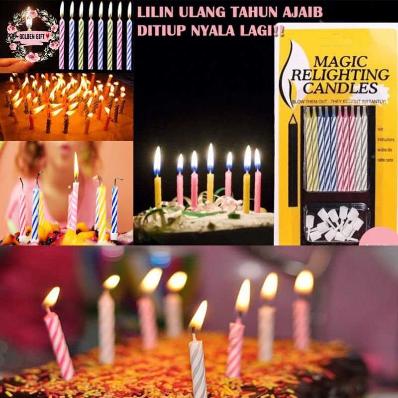 

LILIN MAGIC RELINGHTING CANDLES