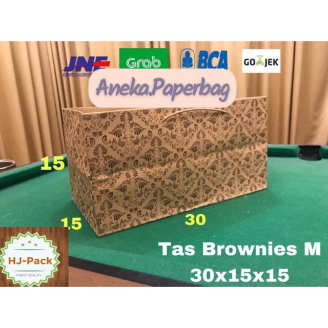 

Paperbag Paper Bag Brownies 30x15x15 Tas Kertas Kemasan Makanan Terlaris