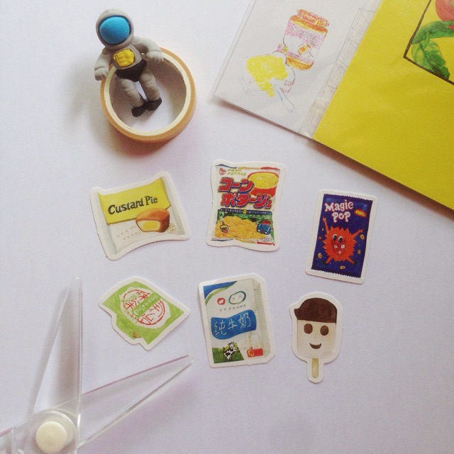 

Sticker Japan Snack / Stiker Snack Jepang / Jurnal Stiker