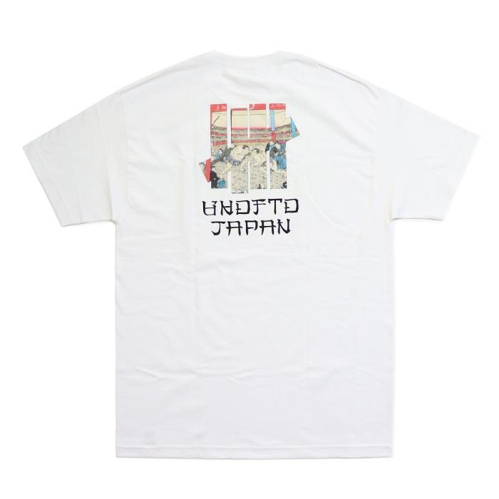 Undefeated T-shirt Japan Limited UKIYOE SUMO Tee Men Women Short Sleeve Letter Print Cotton Shirt