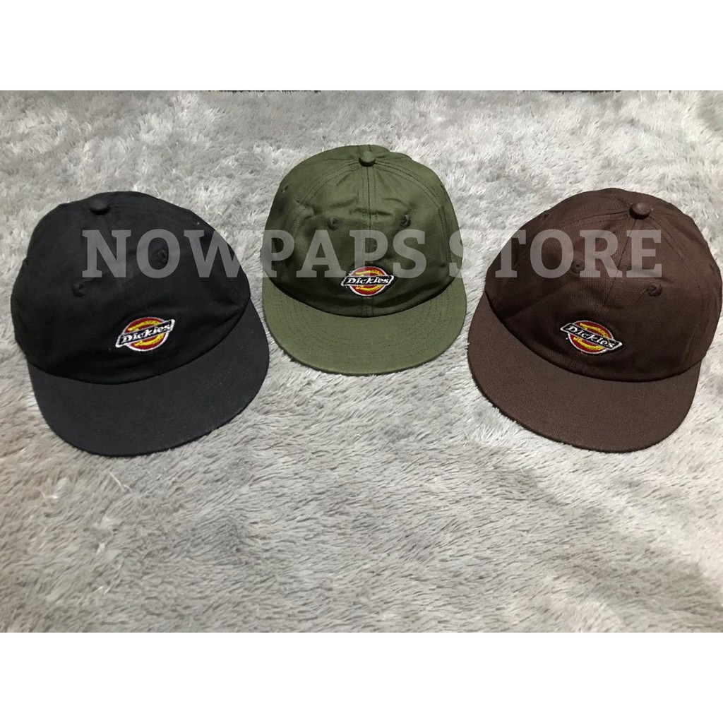 TOPI HIP HOP DICKIES SNAPBACK COKLAT/CARAMEL TOPI SNAPBACK DICKIES COKLAT PRIA/WANITA.DICKIES CAPS