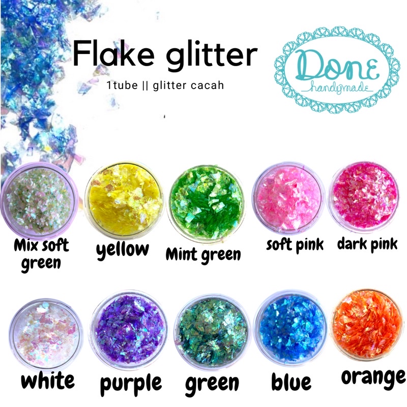 glitter nail art flake glitter resin craft clay resin art