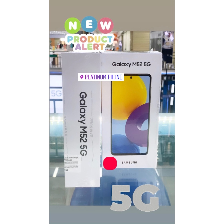 Samsung Galaxy M52 5G 8/128 GB Resmi
