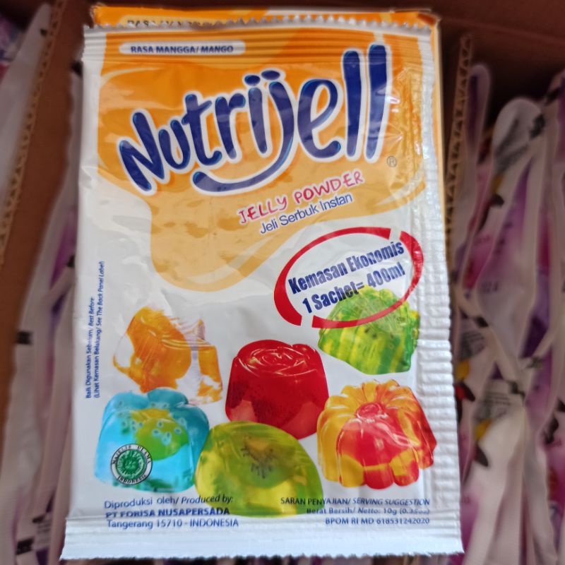 

Nutrijell Jelly Powder Serbuk Instan Rasa Mangga Mango 10 Gr