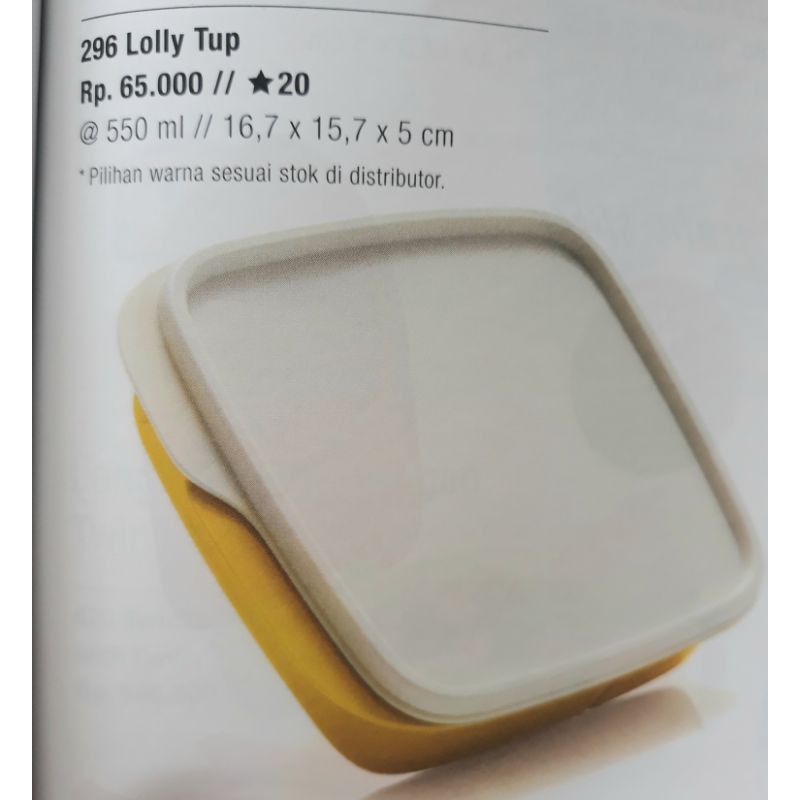 Lolly tup tupperware