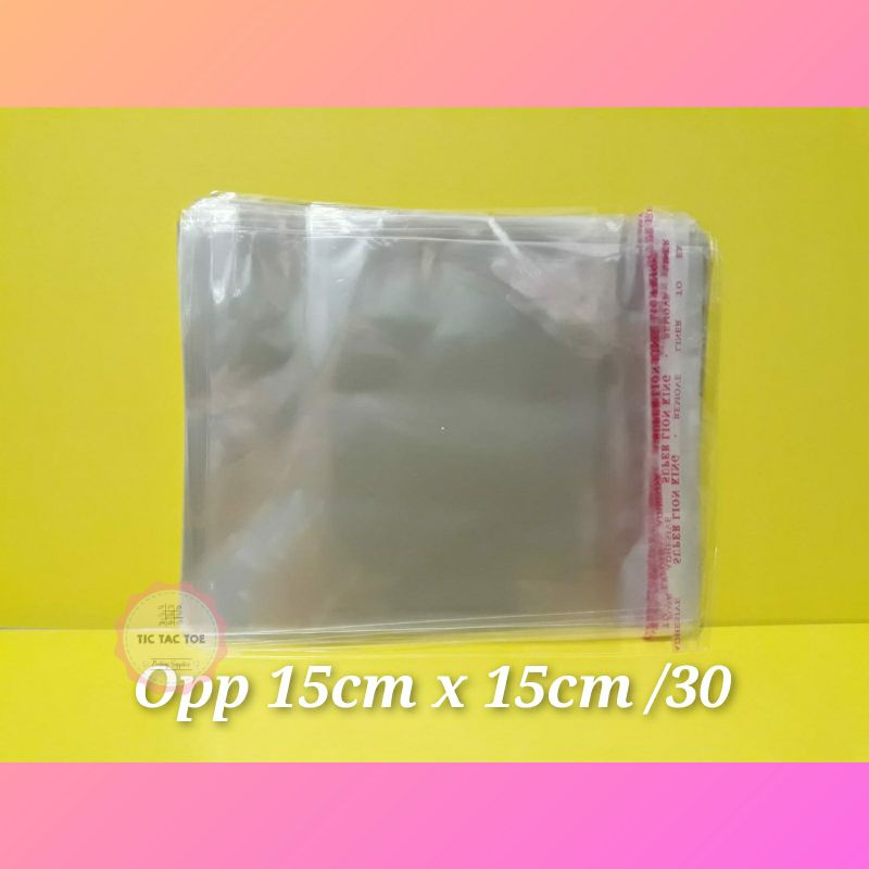 opp 15cm x 15cm tebal