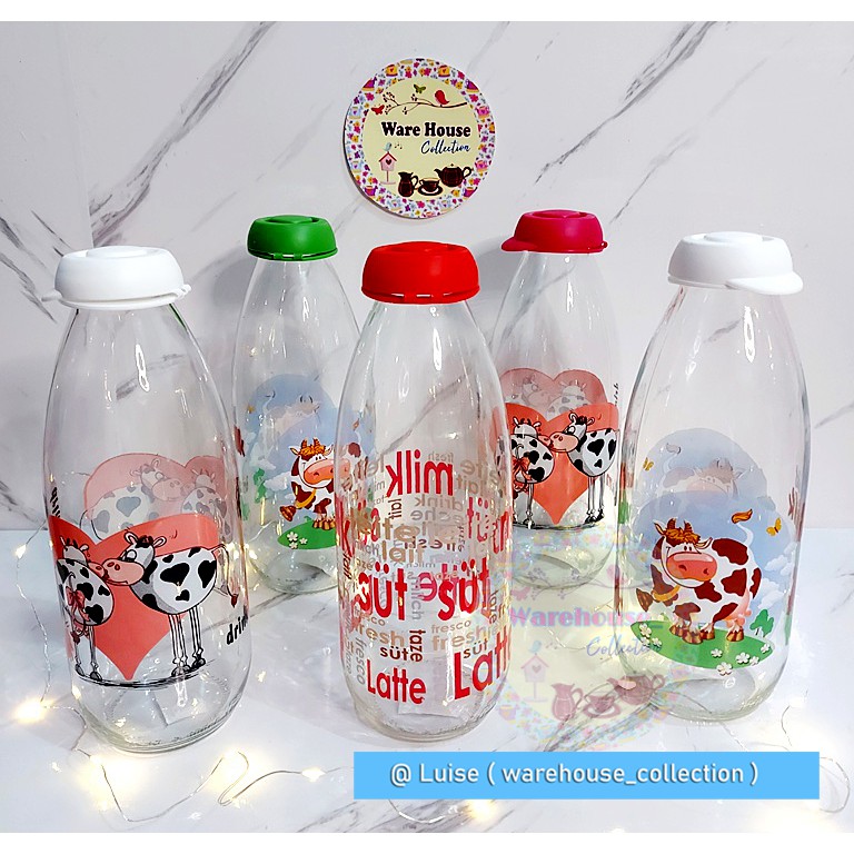 HEREVIN BOTOL SUSU 1000ML / BOTOL SUSU / BOTOL KACA 1000 ML