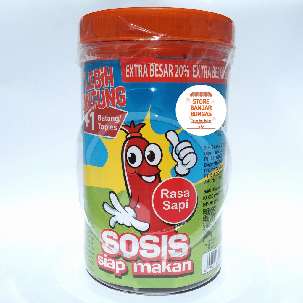 Sosis So Nice Toples Rasa Sapi Ayam Isi 25 Original Termurah