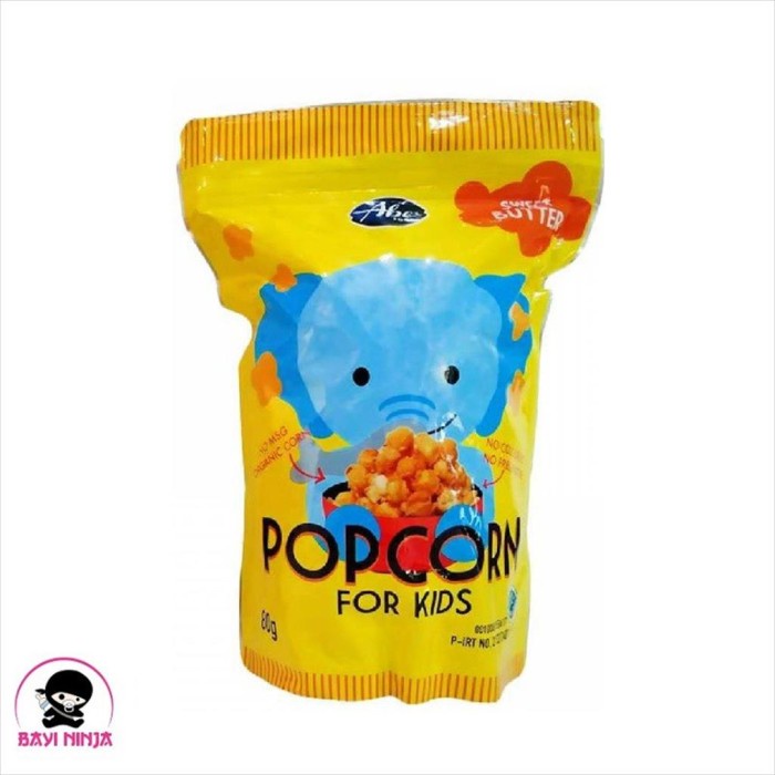 

504ekh Abe Food Popcorn Pop Corn For Kids Snack Anak Sweet Butter 80 G 6J