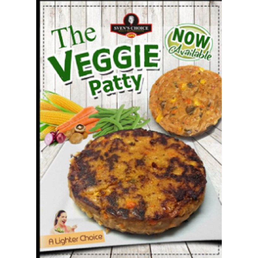 

DAGING BURGER VEGETARIAN SVEN'S CHOICE VEGGIE PATTY SVEN JAMUR DAN SAYUR 125GR